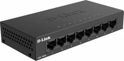 Zdjęcie produktu dla D-Link DGS-108GL, Nie zarządzany, Gigabit Ethernet (10/100/1000)