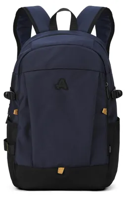 Produktbild von Aoking Unisex Rucksack, blau, aus Polyester, mit Reißverschlussfächern und gepolsterten Tragegriffen