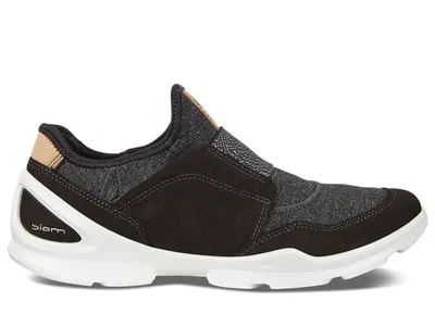 Obrázok produktu pre ECCO Dámske čierne kožené slip-on topánky BIOM STREET 37
