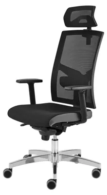 Immagine prodotto di bümö Seating, poltrona ergonomica per chef – Colore: schienale in rete, nero