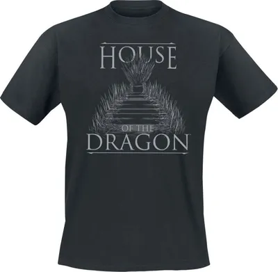 Produktbild von Game Of Thrones T-Shirt Herren House of the Dragon schwarz XXL