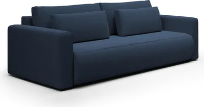 Immagine prodotto di Erbezzo - Divano Letto 2 Posti, 240x105 cm blu, Contenitore