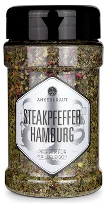 Zdjęcie produktu dla Ankerkraut Steak Pepper Hamburg Pepper do grillowanego mięsa 170g