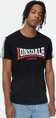 Immagine prodotto di Maglietta da uomo regular fit ELPHIN Nero/Bianco/Rosso XL Lonsdale