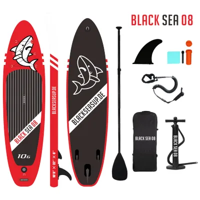 Obrázok produktu pre Black Sea 08 SUP Set Aufblasbares Stand Up Paddle Board 10'6