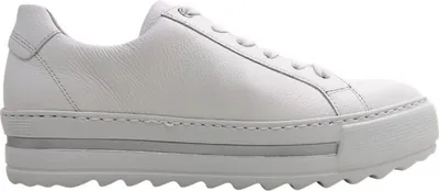 Imagen del producto de Zapatos deportivos para mujer Gabor, cordones, diseño deportivo, color blanco, para uso diario