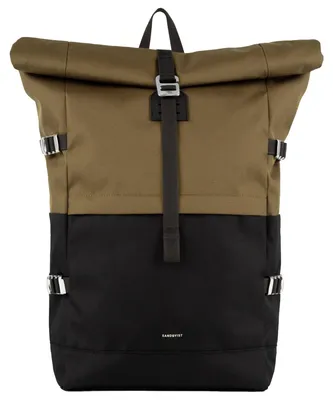 Produktbild von Sandqvist Icon Rolltop - Rucksack L 16" 65 cm erw. (multi olive)