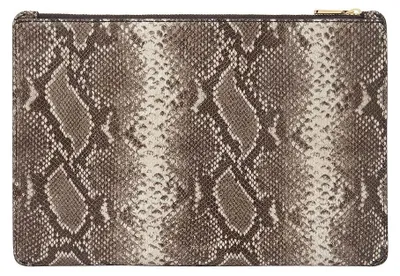 Image de FOSSIL sac d’accessoires Pouch Python gris