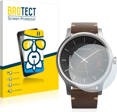 Produktbild von BROTECT Schutzglas für Garmin vivomove Schutzfolie Panzer Folie Glas Display Schutz klar