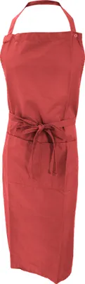 Produktbild von Jassz Bistro Unisex Arbeitsschürze / Schürze mit Brustlatz und Tasche BC2610 (Einheitsgröße) (Rot)