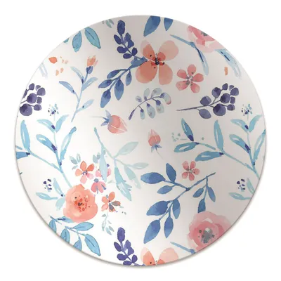 Produktbild von Rundmatte - Stuhlunterlage Bürostuhlunterlage - Rund Ø 100 cm - Bodenmatte - Fußmatte - Botanische Kunst