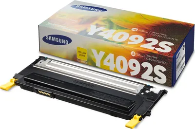 Produktbild von Samsung CLT-Y4092S Gelb Tonerkartusche, 1000 Seiten, Gelb, 1 Stück(e)