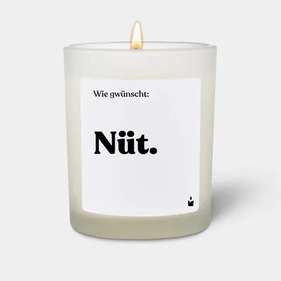 Produktbild von ChattyCandles Wie gewünscht: Nichts, Zylinder, Weiß, Moschus, Canangabaum, 50 h, 1 Stück(e)