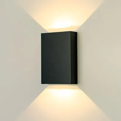 Produktbild von 4W LED Fassaden-Leuchte Außenleuchte Außenwandleuchte IP65 Eckig- 450 Lumen Neutralweiß