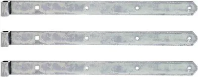 Produktbild von Tür- und Zaunbefestigungsband Set - Verzinkt, 600 x 45 mm, Gelb