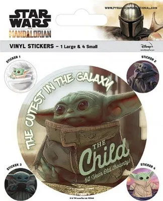Produktbild von Star Wars - Aufkleber The Mandalorian Set TA6445 (Einheitsgröße) (Bunt)