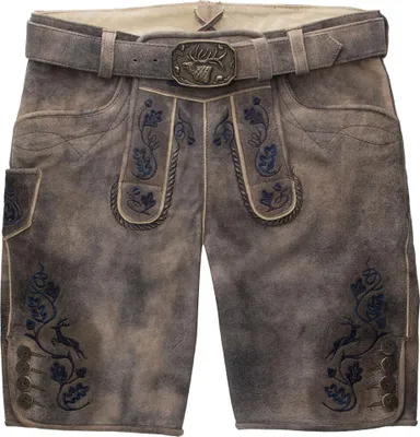 Produktbild von Lederhose Buchstein Herren marone/blau 46