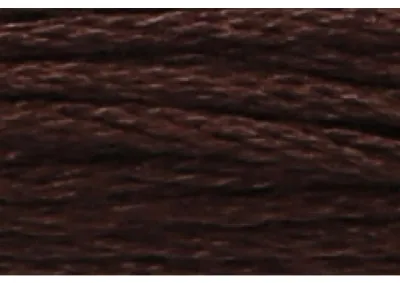 Immagine prodotto di Anchor Sticktwist 8m, ebano, cotone, colore 382, 6 fili