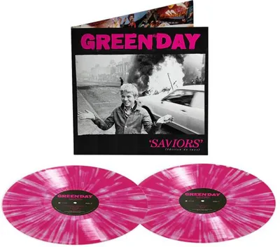 Produktbild von Green Day: Saviors (Limited Deluxe Edition) (Hot Pink W/ White Splatter Vinyl)