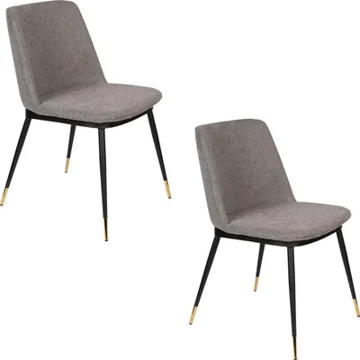 Produktbild von Housecraft Living Lionel Esszimmerstuhl Hellgrau - 2 er Set