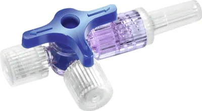 Immagine prodotto di Rubinetto a tre vie blu Discofix (50 pz.)
