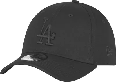 A black baseball cap with an 'LA' logo on the front.