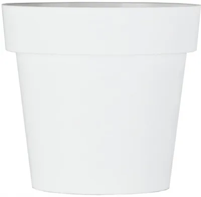 Obrázek produktu pro Don-Plast Květináč plastový bílý 16 cm x 16 cm