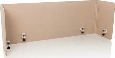 Produktbild von hjh OFFICE Tischtrennwand FLEXMIUT U Trennwand Schreibtisch Raumteiler Indoor 60.0 x 160.0 x 40.0 cm
