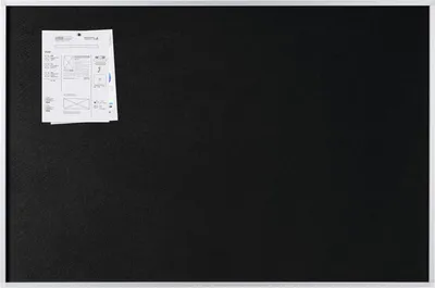 Produktbild von Schwarzes Aluminium Pinnbord 90x60cm