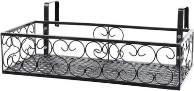Produktbild von Gartenpflanzenschrank aus Edelstahl für Balkon, Wetterfest, 50x20x12cm