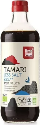SOS SOJOWY TAMARI 50 % MNIEJ SOLI BEZGLUTENOWY BIO 500 ml - LIMA