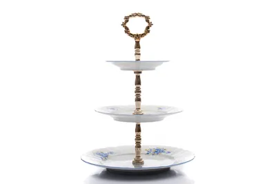 Obrázek produktu pro Thun 1794 Etažérka, český porcelán, Bernadotte, pomněnky, Thun