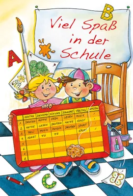 Produktbild von Schulanfang - Glückwunschkarte im Format 11,5 x 17 cm mit