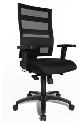 Produktbild von Topstar X-Pander Plus Schreibtischstuhl mit Armlehne schwarz - Höhenverstellbar