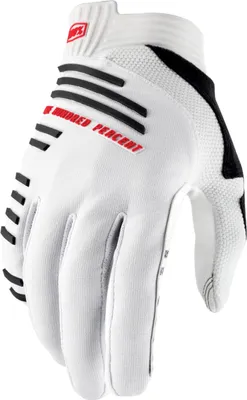 Obrázek produktu pro 100% Unisex rukavice R-Core , stříbrné - bílé, L