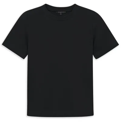 Produktbild von bugatti Damen Rundhals T-Shirt aus elastischer Baumwolle – Essentials