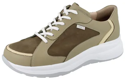 Produktbild von FINN COMFORT FINNCO Piccadilly Damen Halbschuhe grün Nubukleder - Größe: UK 4,5