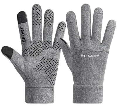 Produktbild von Wasserdichte Thermohandschuhe, winddichte Touchscreen-Handschuhe, fleecegefütterte Fahrradhandschuhe mit rutschfestem Griff für Skifahren, Wandern und Autofahren