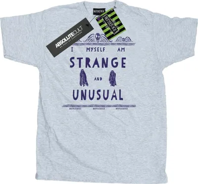 Obrázek produktu pro Beetlejuice - "Strange And Unusual" Tričko pro muže BI16030 (S) (šedá)