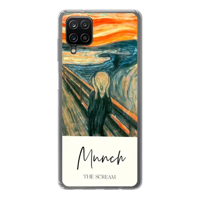 Produktbild von MuchoWow® Handyhülle Schutzhülle Hülle für Samsung Galaxy A12 Der Schrei - Edvard Munch - Alte Meister Silikon Softcase Handy Hülle - Bild