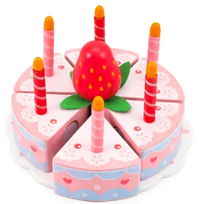 Image de Gâteau d'anniversaire en bois SÖTSAK [2827]