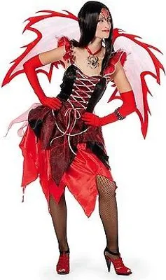 Produktbild von Fairytale Kleid rot/schwarz 46