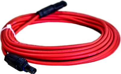 Produktbild von 10m solární prodlužovací kabel 4mm² se solárními konektory MC4 červený