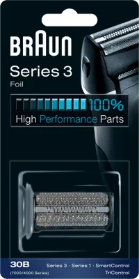 Produktbild von Ersatzscherteil 30 B Schwarz – Kompatibel mit Series 3 Rasierern alte Generation