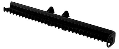 Produktbild von Ausziehbarer Krawatten- und Gürtelhalter schwarz, Links- und Rechtsverwendung, BxTxH=450x78x81 mm