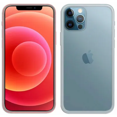 Produktbild von Silikon Hülle Basic für iPhone 12 Pro Case TPU Soft Handy Cover Schutz Transparent