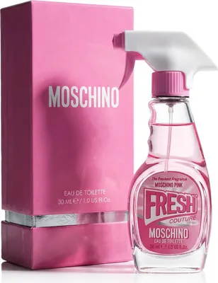 Produktbild von Moschino Pink Fresh Couture, Frauen, 30 ml, Nicht nachfüllbare Flasche, Schwarze Johannisbeere, Grapefruit, Maiglöckchen, Hyazinthe, Granatapfel, Rose, Ambrox, Zedernholz, Moschus