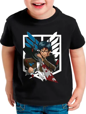 Produktbild von A.N.T. Flying Swordsman Kinder T-Shirt attack anime japan manga on titan aot