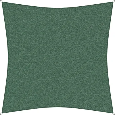 Produktbild von sunprotect 83210 Professional Sonnensegel, 3 x 3 m, Quadrat, wind- & wasserdurchlässig, grün