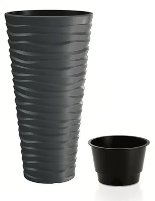 Image de nabbi Jardinière en plastique DPSA300 29,6 cm - anthracite